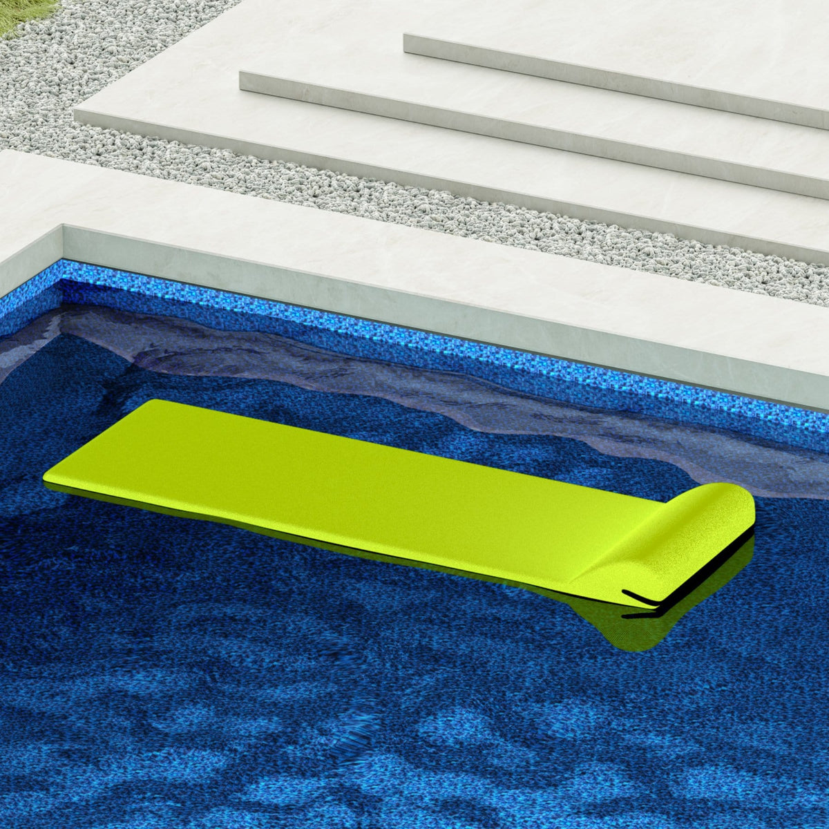 Neon Green Pool Float Cover – Loop Loc Backyard Accents