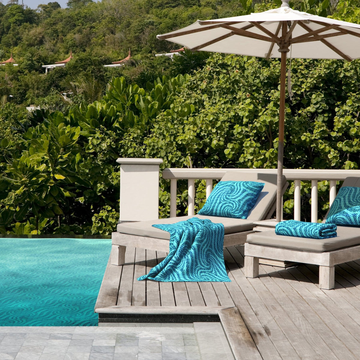 Azura Pool & Beach Towel – Loop Loc Backyard Accents