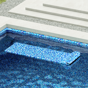 
                  
                    Load image into Gallery viewer, Beach Glass pool float with matching liner.
                  
                