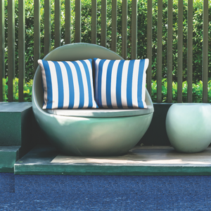 
                  
                    Load image into Gallery viewer, Cabana Blue Pillow Covers
                  
                
