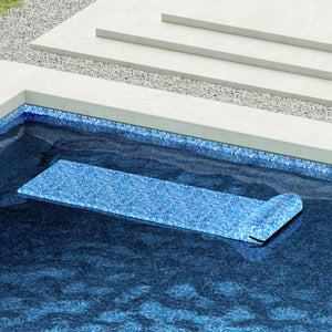 
                  
                    Load image into Gallery viewer, Oceania pool float drifting in pool with a matching luxury liner.
                  
                