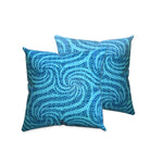 Elegant pillow covers in Azura