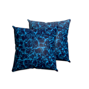 
                  
                    Load image into Gallery viewer, Elegant pillow covers in Indigo Seas
                  
                
