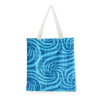 Roomy beach tote in Azura.