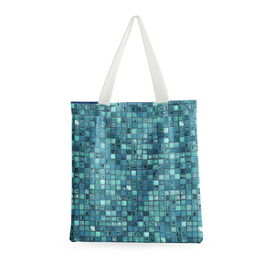 
                  
                    Load image into Gallery viewer, Roomy beach tote in Pacifica.
                  
                