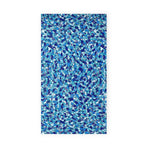 Luxurious Beach Towel in Beach Glass Pattern.